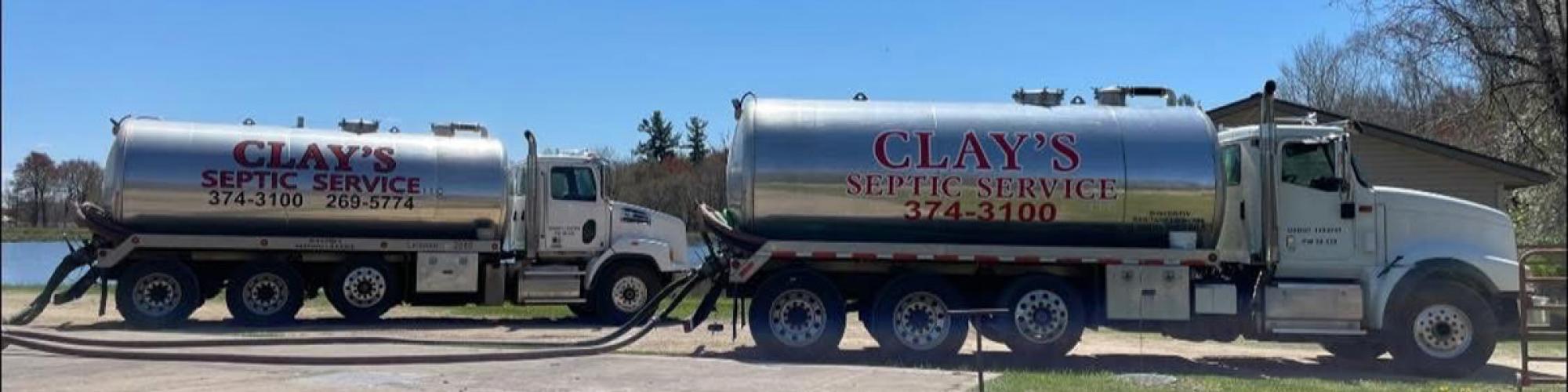 Contact Clay's Septic Service